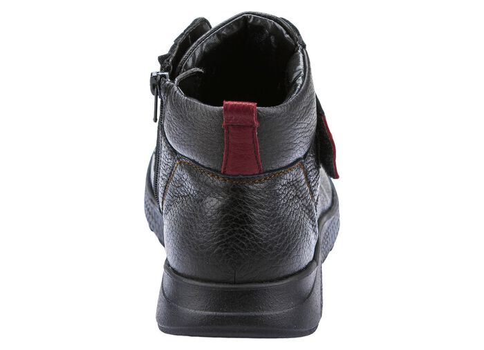 Waldl&auml;ufer, bekv&auml;ma damst&ouml;vlar, bredd H, med uttagbar fotb&auml;dd SVART R&Ouml;D