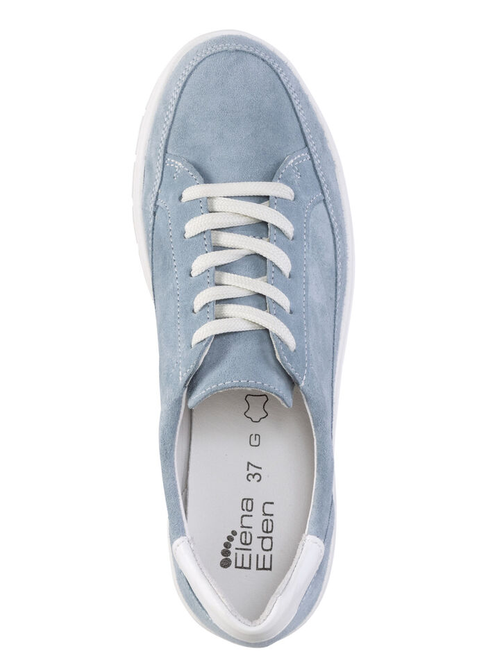 ELENA EDEN sneakers med snörning av mocka, 
