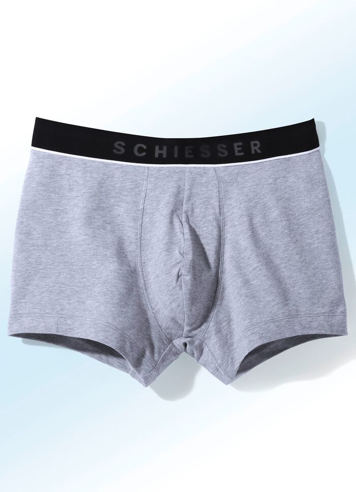 Schiesser, trepack byxor med res&aring;r i midjan 
