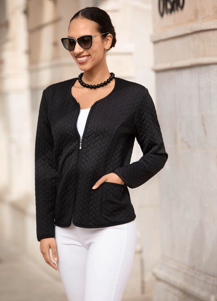 Blusjacka med dragkedja 