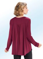 Skjorttunika med rund halsringning BORDEAUX