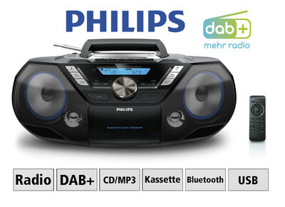 Philips AZB798T CD/Kassett/DAB+ radio 