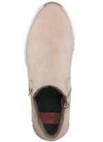 Rieker ankelst&ouml;vel i mjukt nubuckmaterial BEIGE