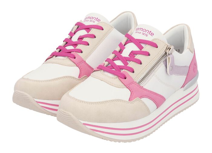 Remonte sneakers med sn&ouml;rning av nappal&auml;der 