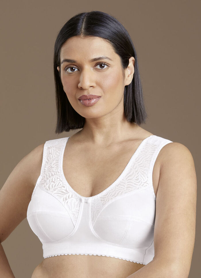 Anita relief bh med spetsinlägg VIT