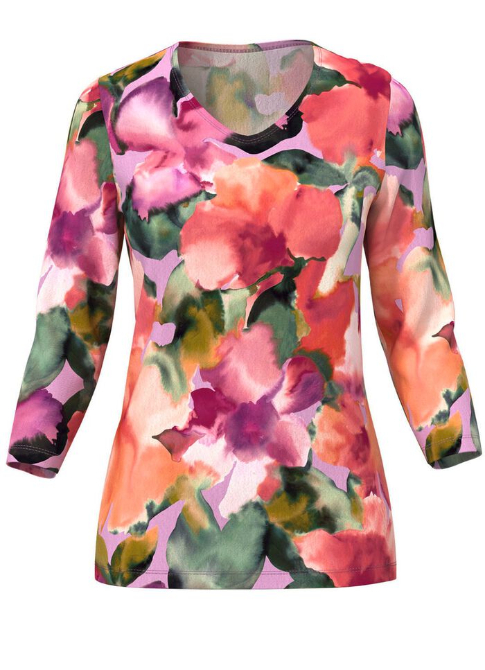 Tr&ouml;ja i blommig finstickning 