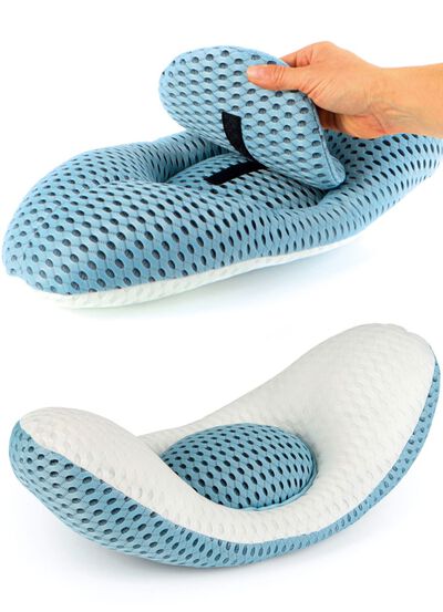 L&auml;ndryggskudde 3-i-1 - f&ouml;r avslappnat sittande och sovande 