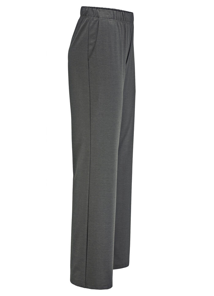 Byxor i trendig vidd ANTHRAZIT MELIERT