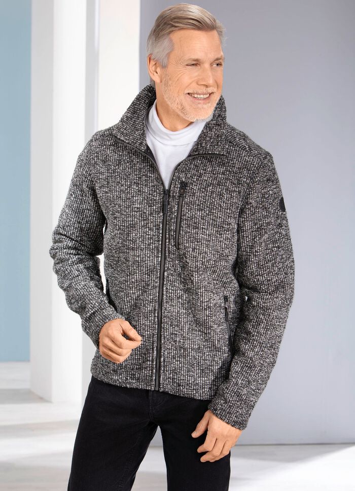 Stickad kort fleecejacka fr&aring;n &ldquo;G.I.G.A. DX av Killtec" 