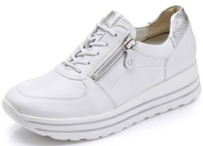 Waldl&auml;ufer, bekv&auml;ma damsneakers, bredd H, med uttagbar fotb&auml;dd 