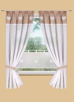 Romersk gardinset i linnelook 