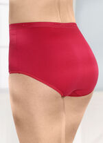 Brio Lingerie fempack trosor med resår i muddarna 3X RÖD, 2X SVART