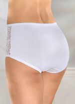 Paket med tre trosor med elastisk spets 