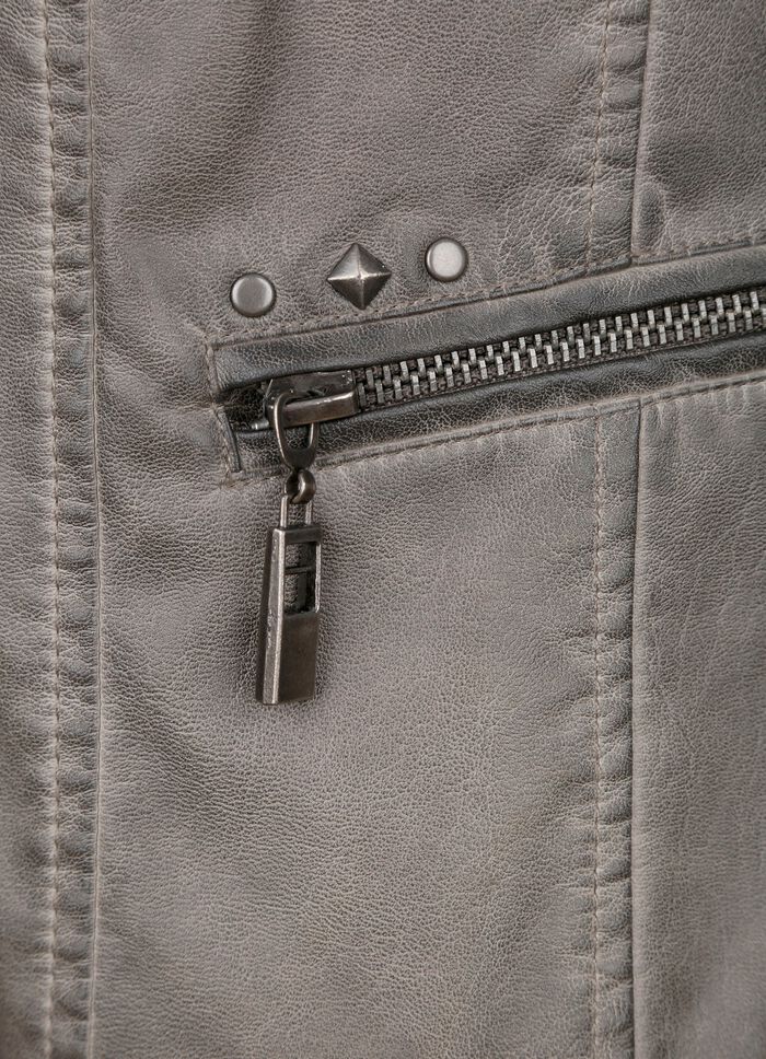 Kavaj med diskreta nitar 