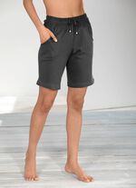 Bermuda med resår i midjan runt om ANTRACIT