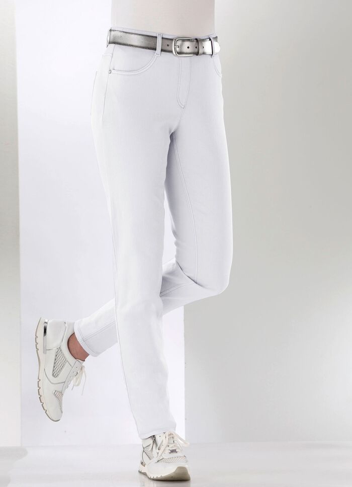 Magiska jeans med h&ouml;gt stretchinneh&aring;ll 