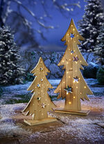 LED-gran gjord av furu 