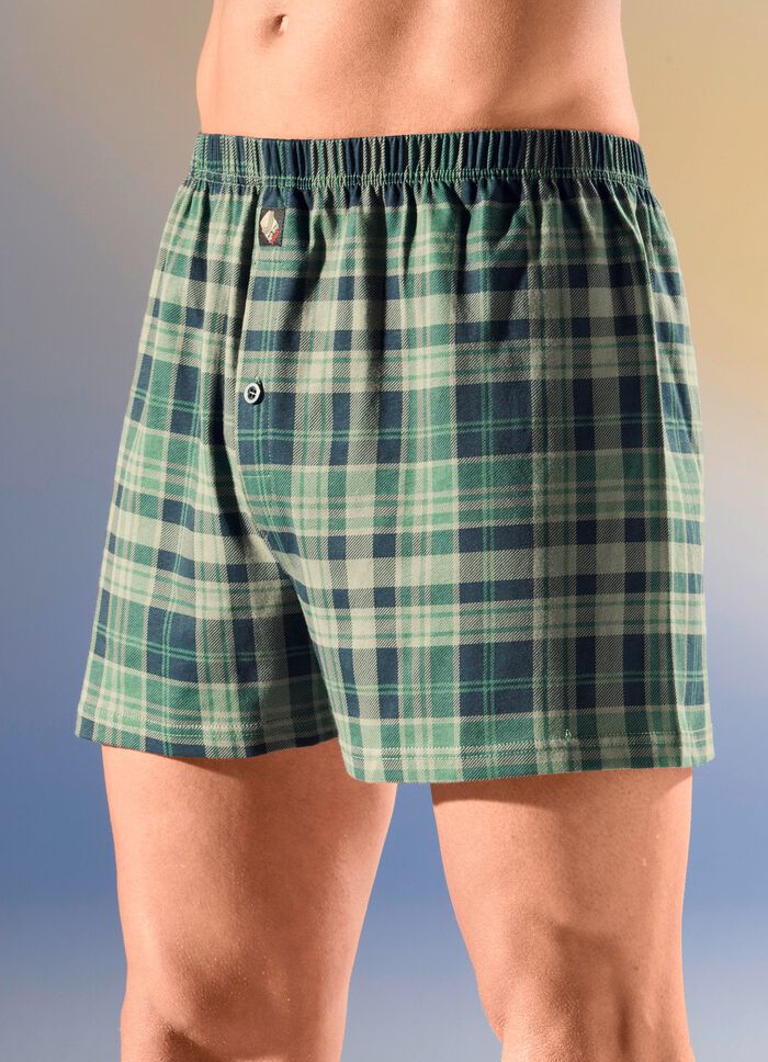 Fyrapack boxershorts med res&aring;r i midjan 