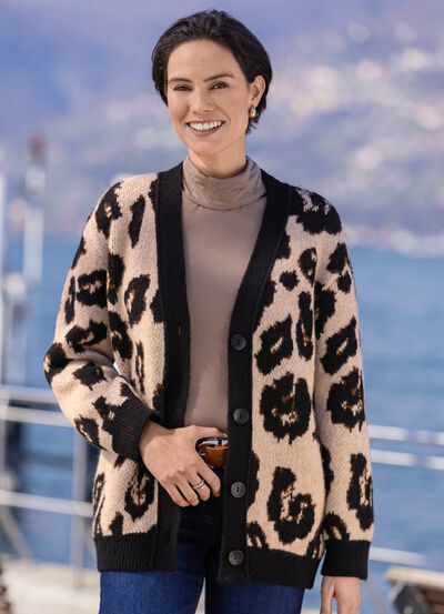 Kofta med fluffig känsla 