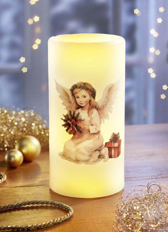 LED-ljus av äkta vax med flimrande effekt 