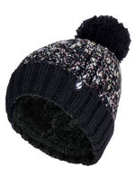 Termohatt med bobble från Heat Holders® för mer komfort på vintern SVART
