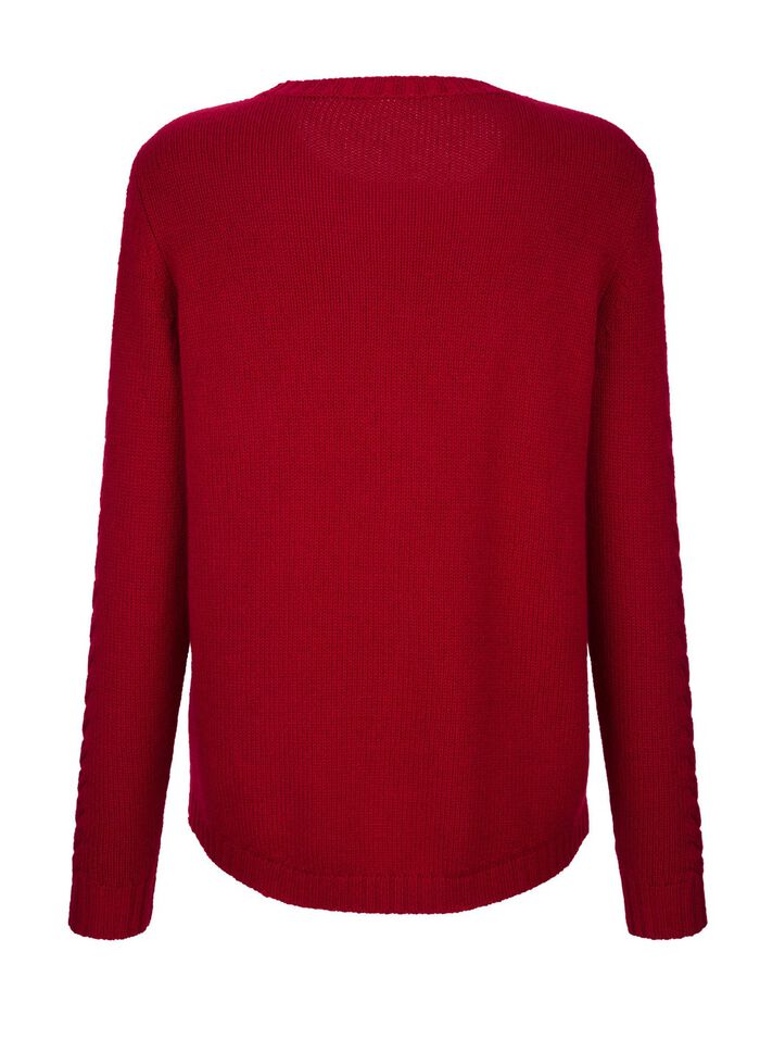 Tr&ouml;ja med jungfrulig ull och kashmirinneh&aring;ll 