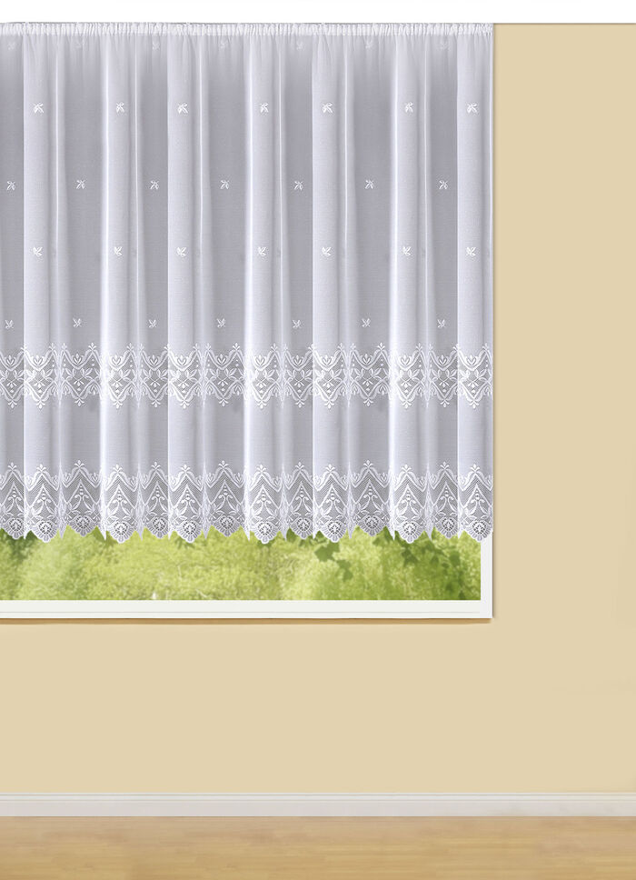 Butiksprydnad med universalskena VIT