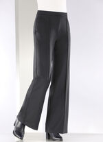 Byxor med stretchig passpoal ANTHRAZIT MELIERT