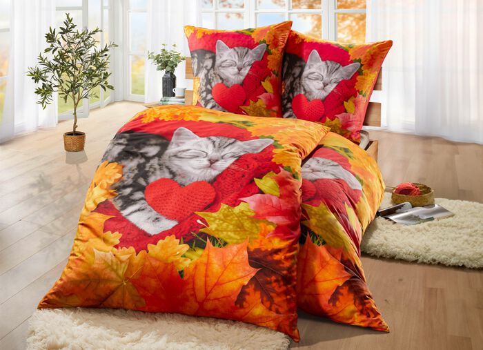 H&ouml;stligt s&auml;ngkl&auml;desset i mikrofiberkvalitet 