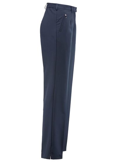 Byxor med dragkedjor p&aring; sidofickorna 