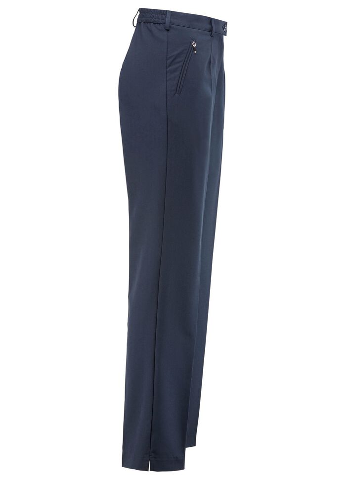 Byxor med dragkedjor p&aring; sidfickorna 