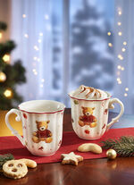 Mugg med nallebjörnsmotiv, set om 2 