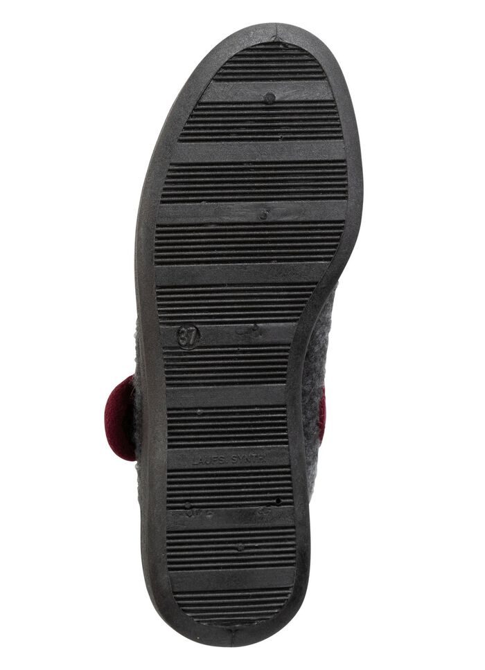 Clipsko av mjuk filt GRÅ