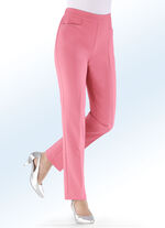 Byxor med gnistrande pärlor och strasskanter KORALL