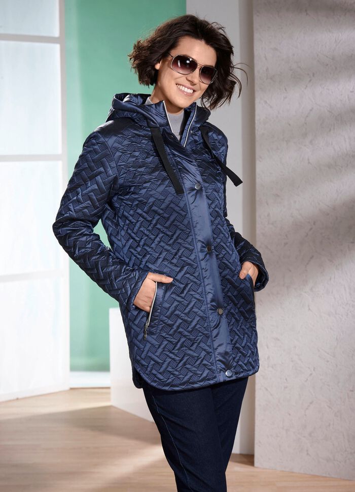 Jacka med intressant quiltning 