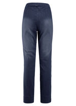 Jeans med sydda kanter DUNKELBLAU