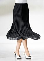 Kjol med solveck SVART