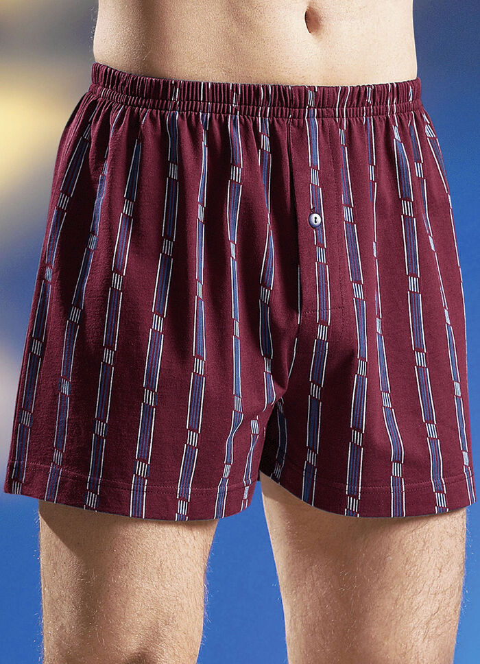 Boxershorts i fyrpack, med flerfärgat mönster 