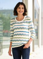 Tr&ouml;ja i randig design 