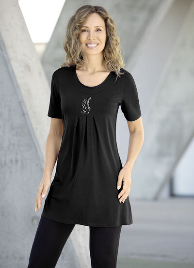 Smakfull långskjorta i 2 färger 