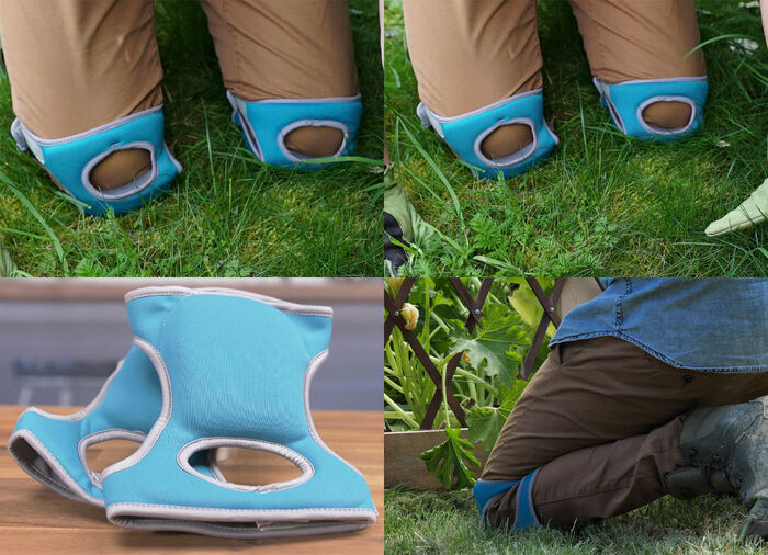 Knäskydd med memory foam 