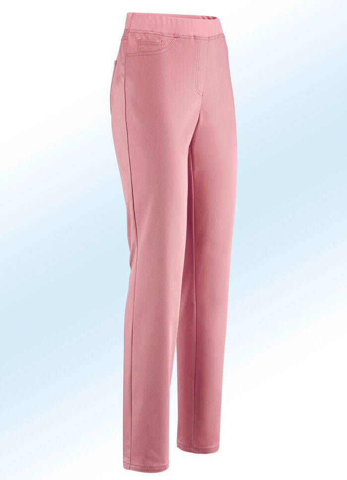 Eleganta byxor i pull-on-stil 