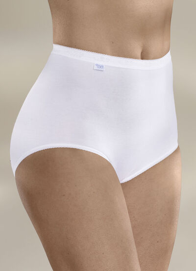 Sloggi tre-pack maxitrosor med elastiska muddar, , large