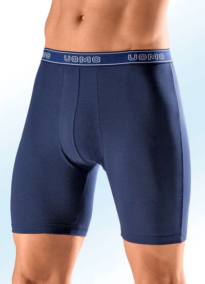 Paket med fyra l&aring;ngbyxor med res&aring;r i midjan 