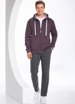 Sweatjacka med huva i 2 f&auml;rger 