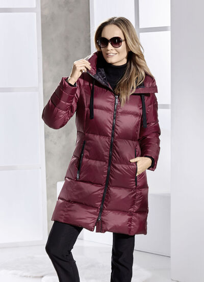 Kort dunkappa med fast huva  Kort dunkappa med fast huva