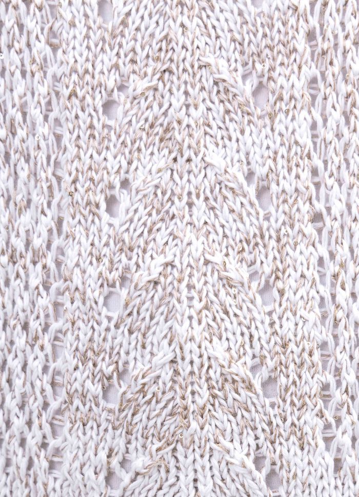 Tr&ouml;jv&auml;st med elegant, gl&auml;nsande paljettgarn 