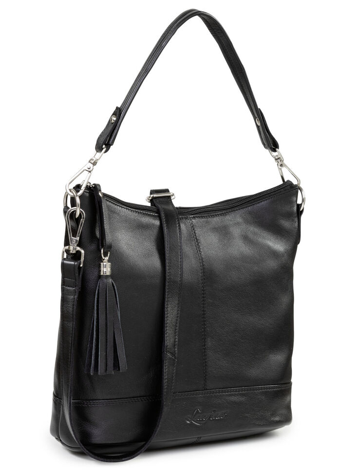 Laurina, väska, dam, med justerbar, avtagbar axelrem SCHWARZ