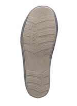 Tofflor i ullfilt med blomm&ouml;nster GR&Aring;