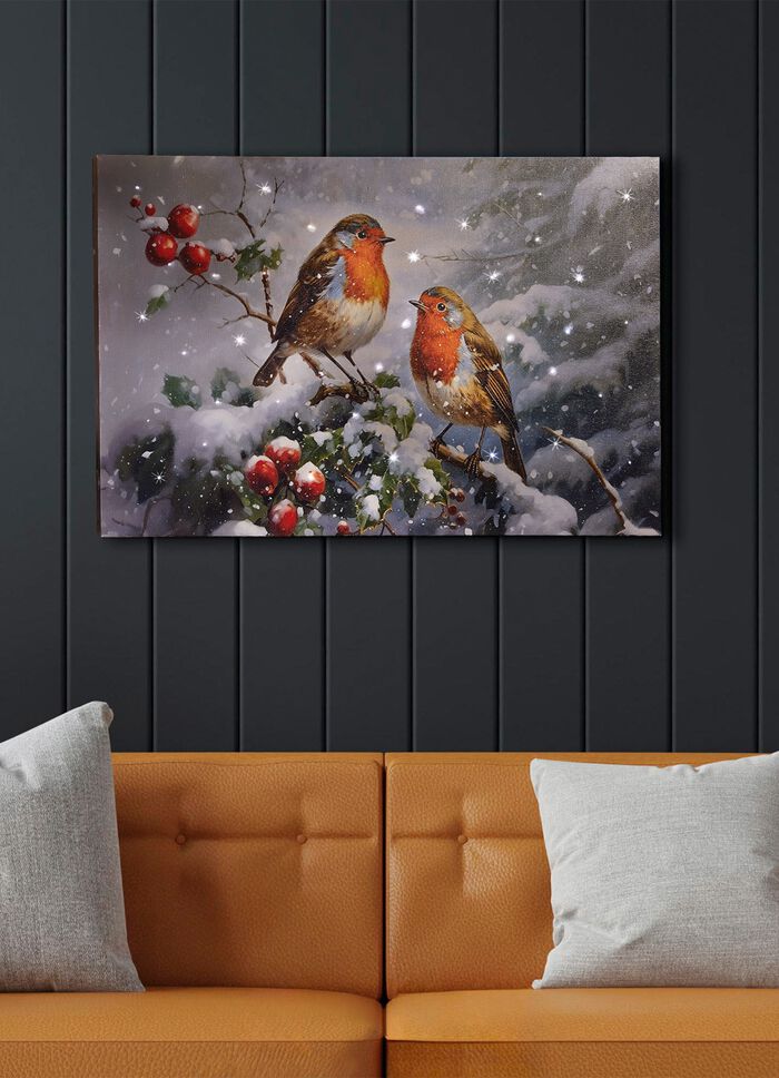 Batteridriven LED canvas bild 